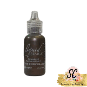 Ranger Liquid Pearls Dimensional Pearlescent Paint .5oz - Dark Chocolate