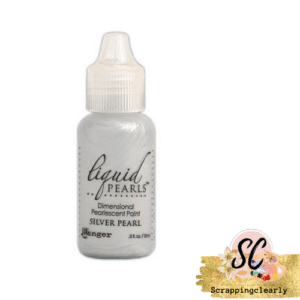 Ranger Liquid Pearls Dimensional Pearlescent Paint .5oz - Silver Pearl