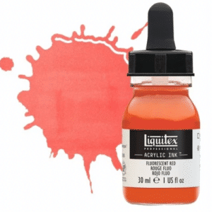 Liquitex Inks - Fluorescent Red 30ml
