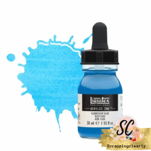 Liquitex Inks - Fluorescent Blue 30ml