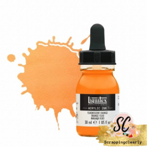 Liquitex Inks - Fluorescent Orange 30ml