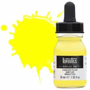 Liquitex Inks - Fluorescent Yellow 30ml