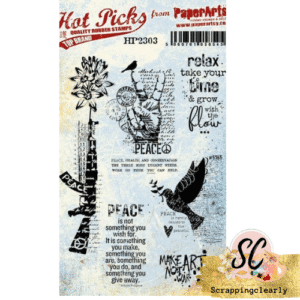 Paper Arsty Hot Picks HP2303 cling rubber stamp