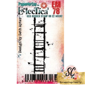 Seth Apter EM78 PaperArtsy credit card sized cling rubber stamp