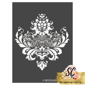 Prima Re-Design Decor Stencil 9"X12"- Royal Brocade