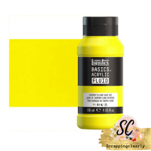 Liquitex Basics Fluid Acrylic Paints -118ml Cadminum Yellow Light Hue