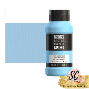 Liquitex Basics Fluid Acrylic Paints -118ml Light Blue Permanent