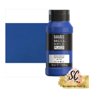 Liquitex Basics Fluid Acrylic Paints -118ml Phthalocyanine Blue
