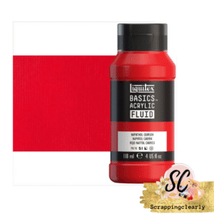Liquitex Basics Fluid Acrylic Paints -118ml Naphthol Crimson