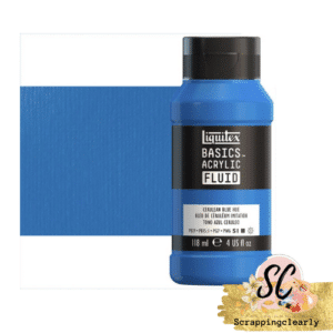 Liquitex Basics Fluid Acrylic Paints -118ml Cerulean Blue Hue