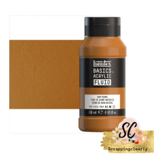 Liquitex Basics Fluid Acrylic Paints -118ml Raw Sienna