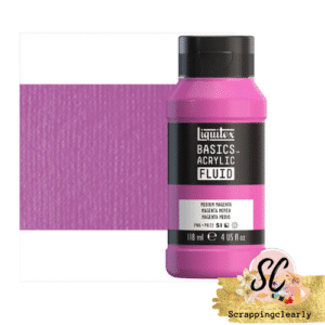 Liquitex Basics Fluid Acrylic Paints -118ml Medium Magenta