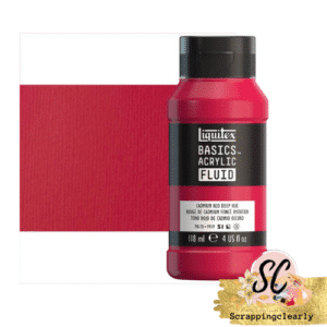 Liquitex Basics Fluid Acrylic Paints -118ml Cadmium Red Deep Hue