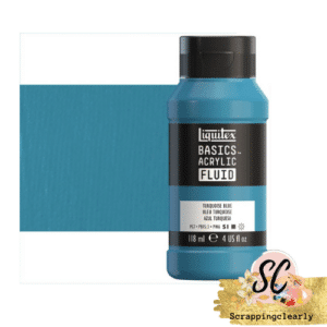 Liquitex Basics Fluid Acrylic Paints -118ml Turquoise Blue