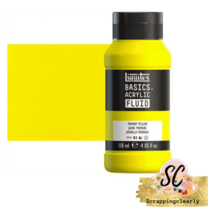 Liquitex Basics Fluid Acrylic Paints - 118ml Primary Yellow