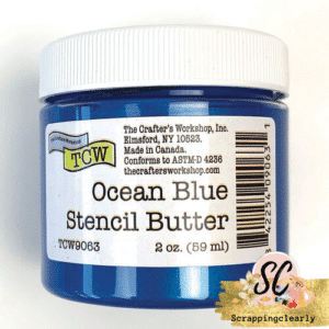 The Crafter's Workshop Stencil Butter - Ocean Blue