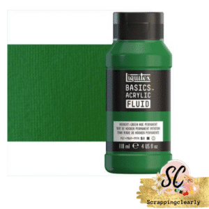 Liquitex Basics Fluid Acrylic Paints - 118ml Hookers Green Hue Permanent