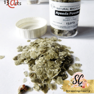 13 Arts Natural mica - Silver Flakes
