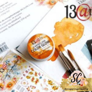 13 Arts Carnelian Colour Glow - Metallic Watercolor