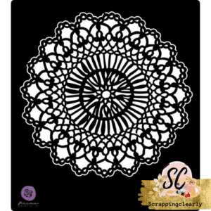 Prima Designer Stencil 6"X6" - Doily #3