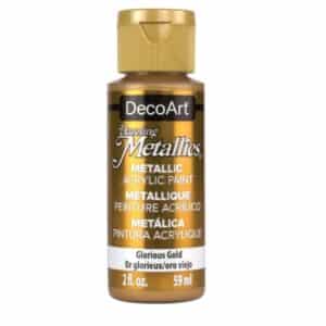 DecoArt Dazzling Metallics 2oz - Glorious Gold