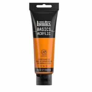 Liquitex Basics Fluid Acrylic Paints -118ml Cadmium Orange Hue