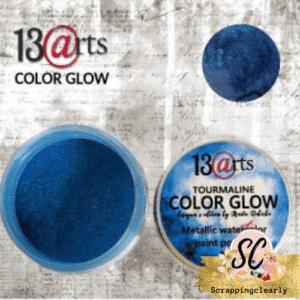 13 Arts Tourmaline Color Glow - Metallic Watercolor
