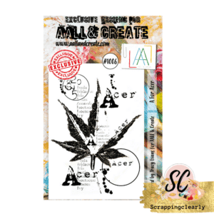 Aall & Create STAMP #1006 - A7 CLEAR STAMP SET - A FOR ACER