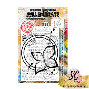 Aall & Create STAMP #1010 - A7 CLEAR STAMP SET - CONCENTRICPETAL