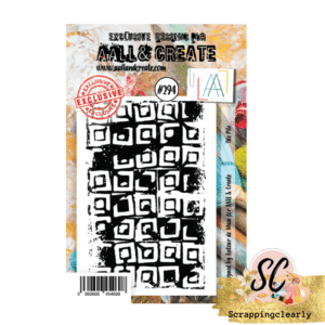 Aall & Create STAMP #294 - A7 CLEAR STAMP SET - TILE PILE