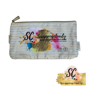 Signature Scrappingclearly Gold Pinstripe - Pencil Case