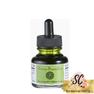 Sennelier Encre Drawing Ink 30mL Yellow Green