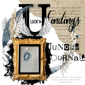LUCKY Findings Junque Journal - Cornflower Blue