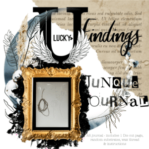 LUCKY Findings Junque Journal - Aubergine Dream