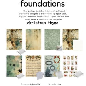 LUCKYfindings Foundations - Christmas thyme