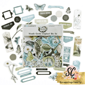 49 and Market Moonlit Garden Chipboard Set