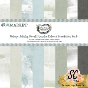 49 And Market Collection Pack 12 x 12 - Vintage Artistry Moonlit Garden - COLOURED FOUNDATION 12 x 12 Collection Pack