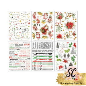49 and Market Christmas Spectacular Rub-Ons 6"X8" 8/Sheets