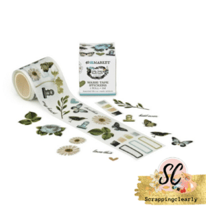 49 And Market Washi Sticker Roll - Moonlit Garden