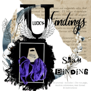 LUCKYfindings Seam Binding Ribbon -  Purple