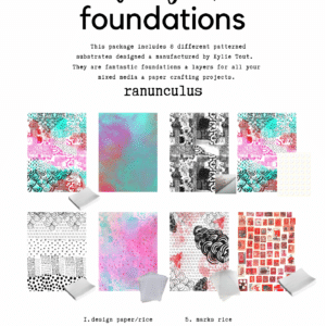 LUCKYfindings Foundations - Ranuculus