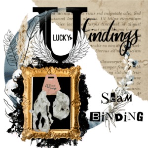 LUCKYfindings Seam Binding Ribbon - Coconut Grey
