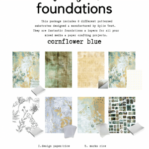 LUCKYfindings Foundations - Cornflower Blue