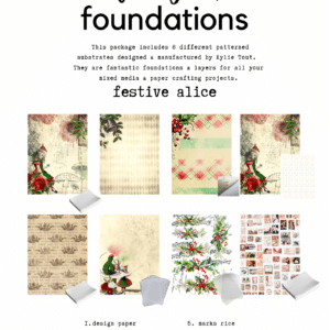LUCKYfindings Foundations - Festive Alice