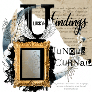 LUCKY Findings Junque Journal - Chocolate Chatelain