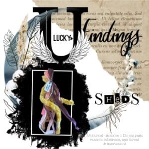 LUCKY Findings Shreds - Aubergine Dream