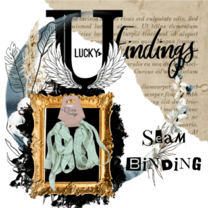LUCKYfindings Seam Binding Ribbon - Iced Lime