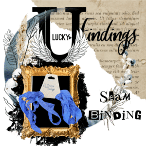 LUCKYfindings Seam Binding Ribbon - Periwinkle