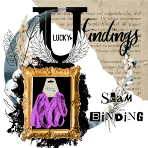 LUCKYfindings Seam Binding Ribbon - Strawberry Glaze