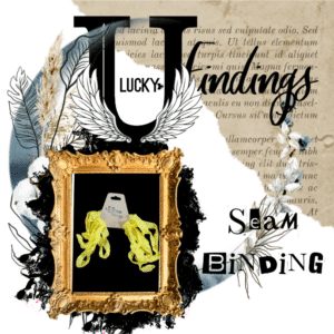 LUCKYfindings Seam Binding Ribbon - Yellow